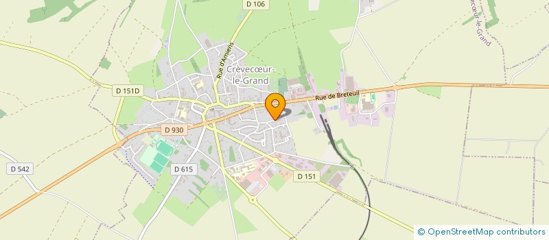 localisation de l'entreprise MONSIEUR BENOIT CIESIELCZYK  CREVECUR-LE-GRAND