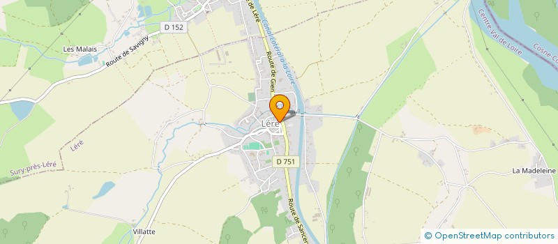 localisation de l'entreprise MONSIEUR BENOIT CIRODDE  LERE