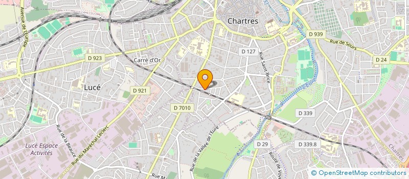 localisation de l'entreprise MONSIEUR BENOIT CLAIR à CHARTRES