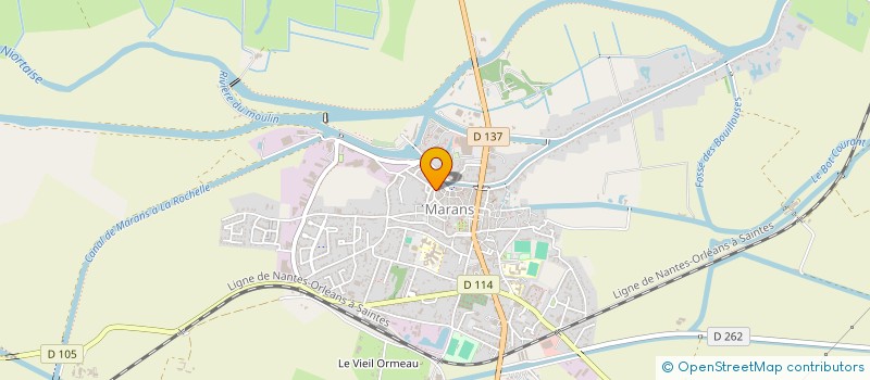 localisation de l'entreprise MONSIEUR BENOIT CLAISE à MARANS