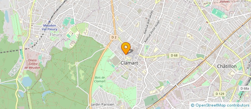 localisation de l'entreprise MONSIEUR BENOIT CLAUDE à CLAMART
