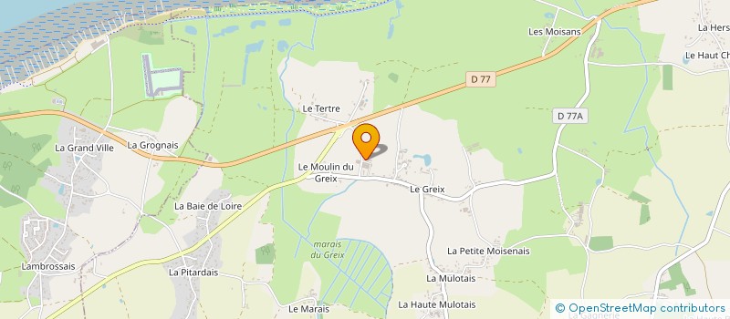 localisation de l'entreprise MONSIEUR BENOIT CLAVIER  CORSEPT