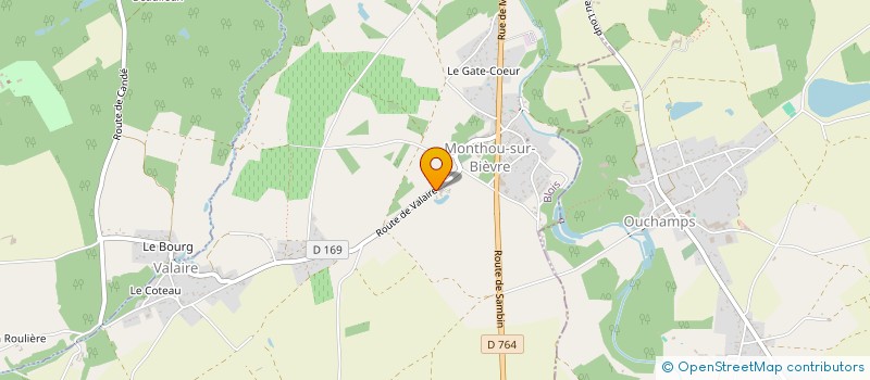 localisation de l'entreprise MONSIEUR BENOIT CLAVIER  MONTHOU-SUR-BIEVRE