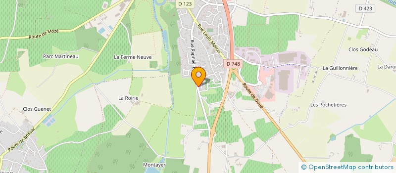 localisation de l'entreprise MONSIEUR BENOIT CLEC H à BRISSAC LOIRE AUBANCE