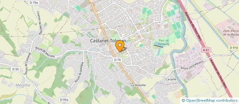 localisation de l'entreprise MONSIEUR BENOIT CLEMENCEAU à CASTANET-TOLOSAN