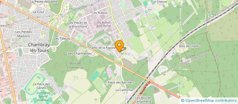 localisation de l'entreprise MONSIEUR BENOIT CLEMENT  CHAMBRAY-LES-TOURS