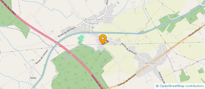 localisation de l'entreprise MONSIEUR BENOIT CLEMENT  CAUMONT