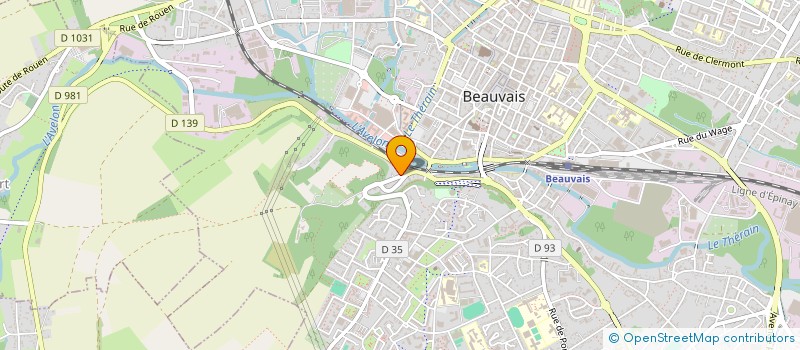 localisation de l'entreprise MONSIEUR BENOIT CLOU  BEAUVAIS