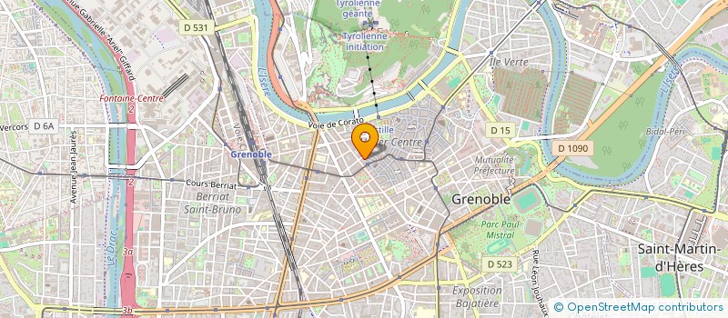 localisation de l'entreprise MONSIEUR BENOIT COASNE à GRENOBLE