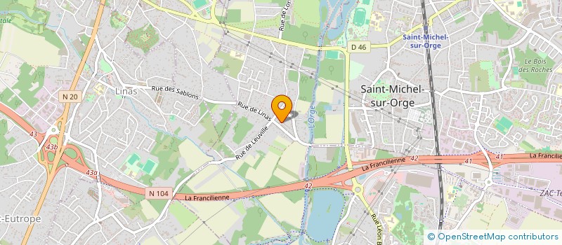 localisation de l'entreprise MONSIEUR BENOIT COGNARD à LONGPONT-SUR-ORGE