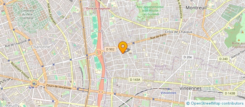 localisation de l'entreprise MONSIEUR BENOIT COHEN à MONTREUIL