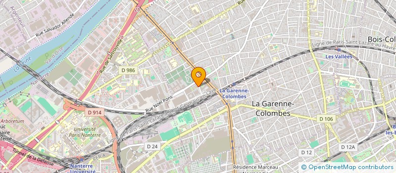 localisation de l'entreprise MONSIEUR BENOIT COLLE à COLOMBES