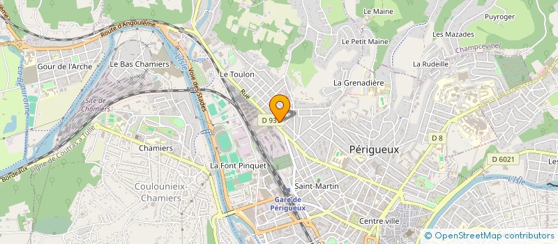 localisation de l'entreprise MONSIEUR BENOIT COLY à PERIGUEUX