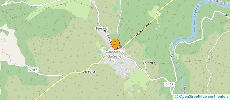 localisation de l'entreprise MONSIEUR BENOIT COMBETTES  CAUSSE-DE-LA-SELLE