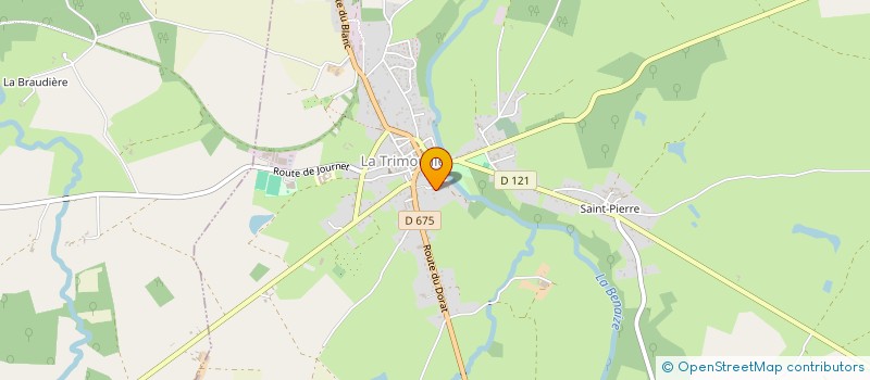 localisation de l'entreprise MONSIEUR BENOIT COMPAIN  LA TRIMOUILLE