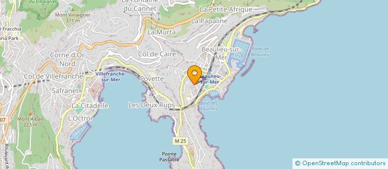 localisation de l'entreprise MONSIEUR BENOIT CONTRUCCI  BEAULIEU-SUR-MER