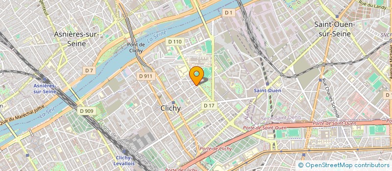 localisation de l'entreprise MONSIEUR BENOIT COPPOLA  CLICHY