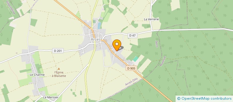 localisation de l'entreprise MONSIEUR BENOIT COQUILLE  FOURNAUDIN