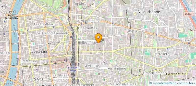 localisation de l'entreprise MONSIEUR BENOIT CORBINEAU  VILLEURBANNE