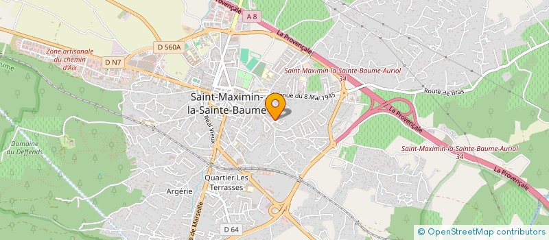 localisation de l'entreprise MONSIEUR BENOIT CORCORAL à SAINT-MAXIMIN-LA-SAINTE-BAUME