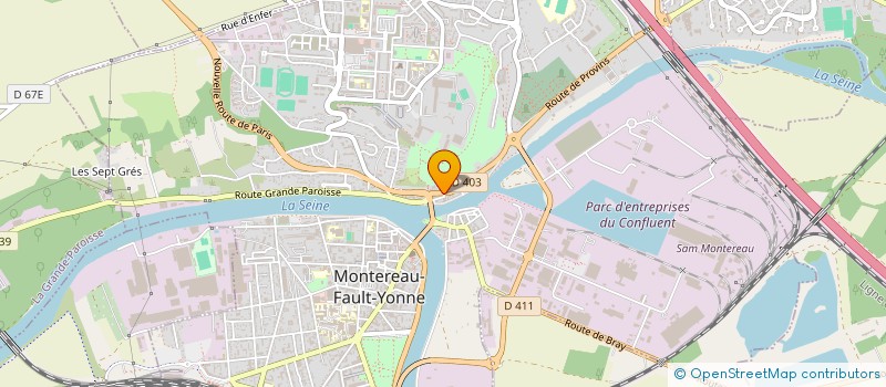 localisation de l'entreprise MONSIEUR BENOIT CORDIER  MONTEREAU-FAULT-YONNE