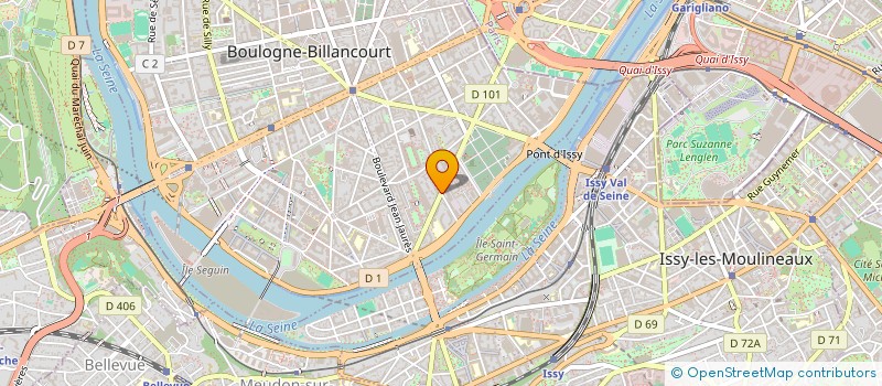 localisation de l'entreprise MONSIEUR BENOIT CORDIER à BOULOGNE BILLANCOURT