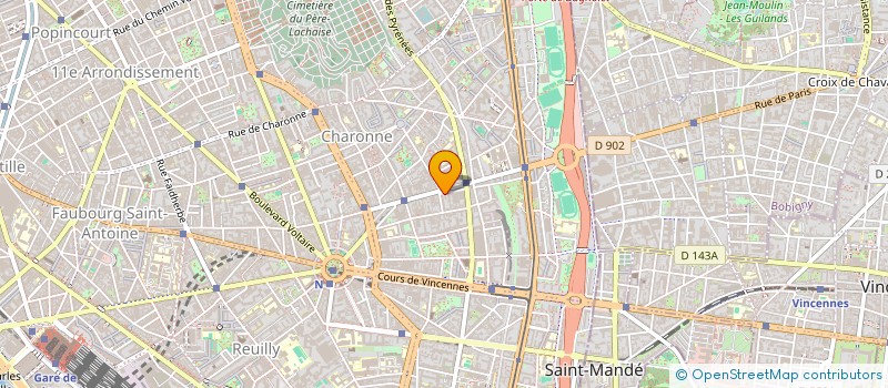 localisation de l'entreprise MONSIEUR BENOIT CORDONNIER à PARIS