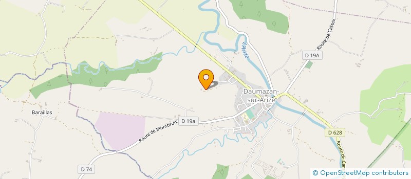 localisation de l'entreprise MONSIEUR BENOIT COSSON à DAUMAZAN-SUR-ARIZE