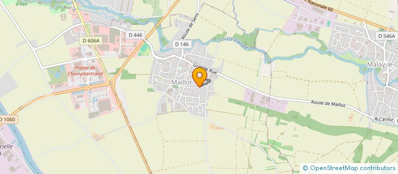 localisation de l'entreprise MONSIEUR BENOIT COSTAGLIOLI  MAILLOT