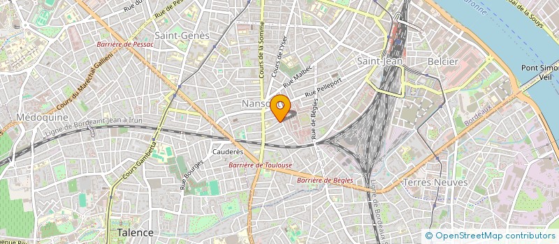 localisation de l'entreprise MONSIEUR BENOIT COSTE  BORDEAUX