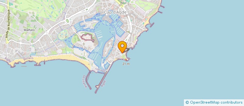localisation de l'entreprise MONSIEUR BENOIT COSTE  AGDE