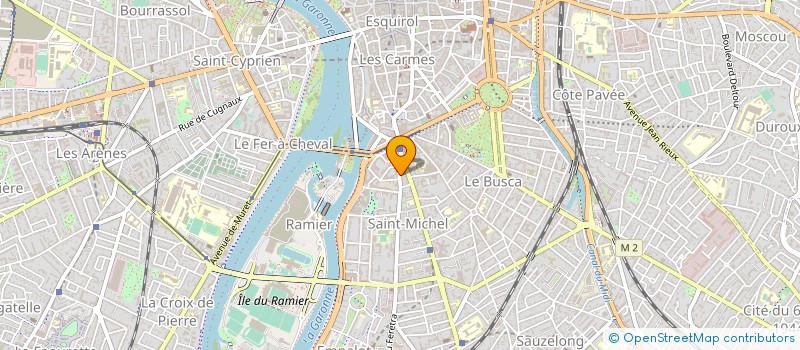 localisation de l'entreprise MONSIEUR BENOIT COUCOUREUX à TOULOUSE