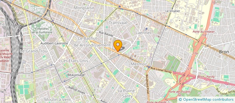 localisation de l'entreprise MONSIEUR BENOIT COUDRAY  LYON