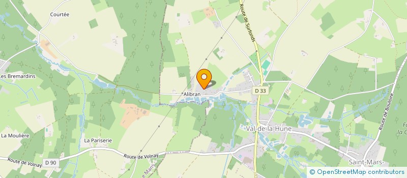 localisation de l'entreprise MONSIEUR BENOIT COUDRAY  VOLNAY