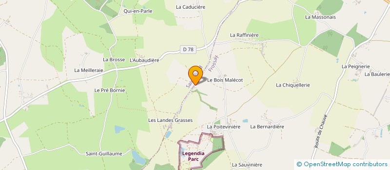 localisation de l'entreprise MONSIEUR BENOIT COUILLON  SAINT-VIAUD