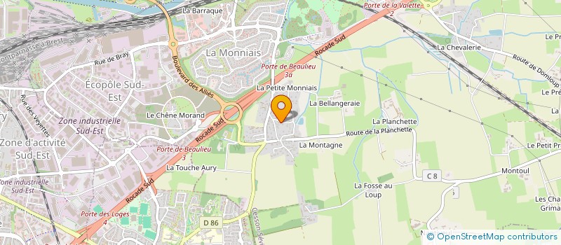 localisation de l'entreprise MONSIEUR BENOIT COULON  CESSON-SEVIGNE