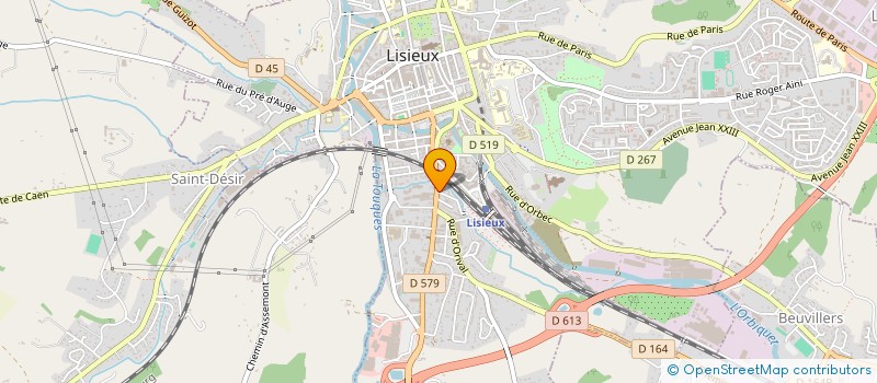 localisation de l'entreprise MONSIEUR BENOIT COUPEAU à LISIEUX