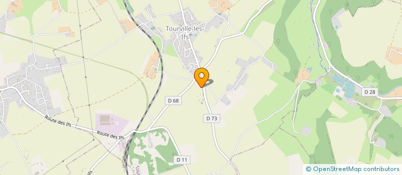 localisation de l'entreprise MONSIEUR BENOIT COUROYER  SAINTE-HELENE-BONDEVILLE