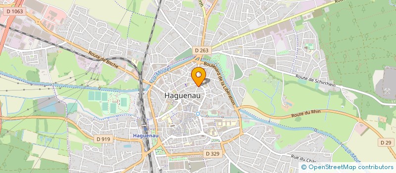 localisation de l'entreprise MONSIEUR BENOIT COURSIMAULT à HAGUENAU