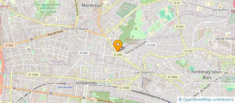 localisation de l'entreprise MONSIEUR BENOIT COUSIN à MONTREUIL