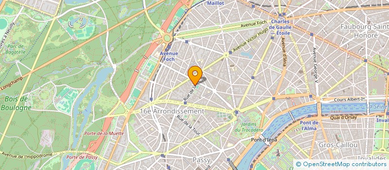 localisation de l'entreprise MONSIEUR BENOIT COUSTAUX  PARIS