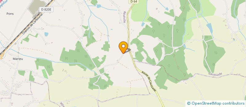 localisation de l'entreprise MONSIEUR BENOIT COUSTEILS  REALVILLE