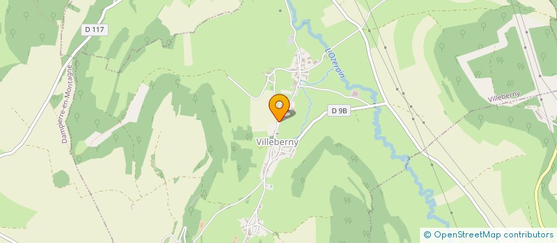 localisation de l'entreprise MONSIEUR BENOIT COUTHIER  VILLEBERNY