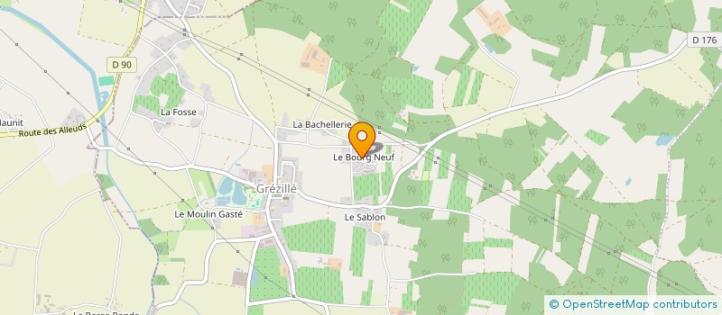 localisation de l'entreprise MONSIEUR BENOIT COUTURIER  GENNES-VAL-DE-LOIRE