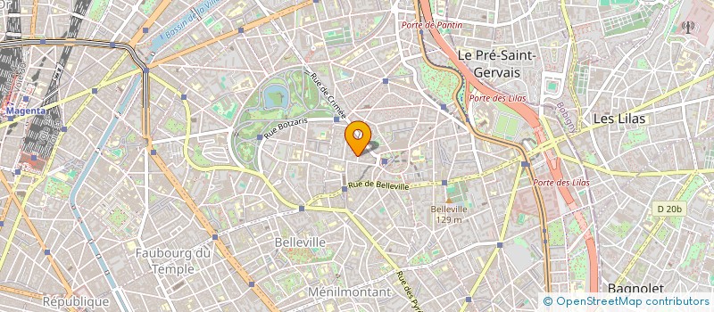 localisation de l'entreprise MONSIEUR BENOIT CREVEAUX  PARIS