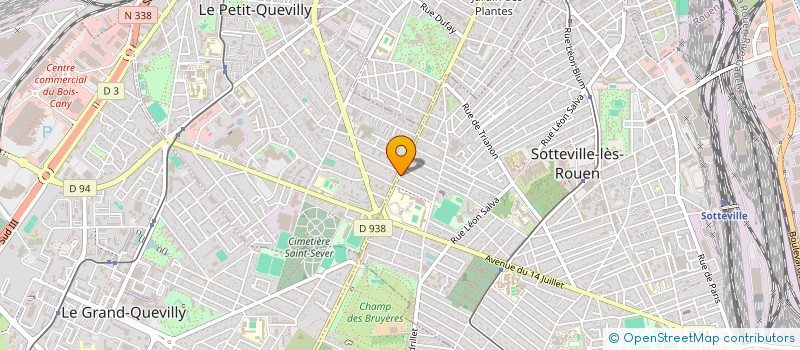 localisation de l'entreprise MONSIEUR BENOIT CROUZET  SOTTEVILLE-LES-ROUEN