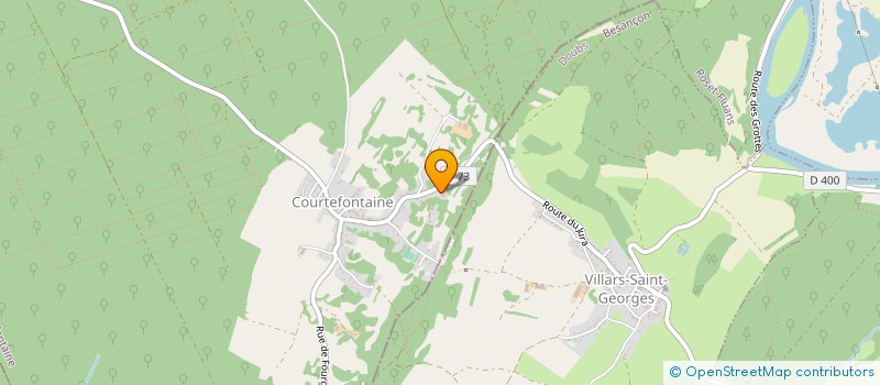 localisation de l'entreprise MONSIEUR BENOIT CUENOT  COURTEFONTAINE