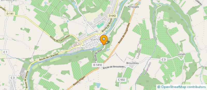 localisation de l'entreprise MONSIEUR BENOIT CUGNIERE  POMPIEY