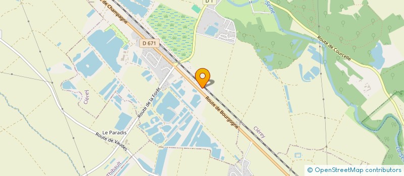 localisation de l'entreprise MONSIEUR BENOIT CULIEZ  CLEREY