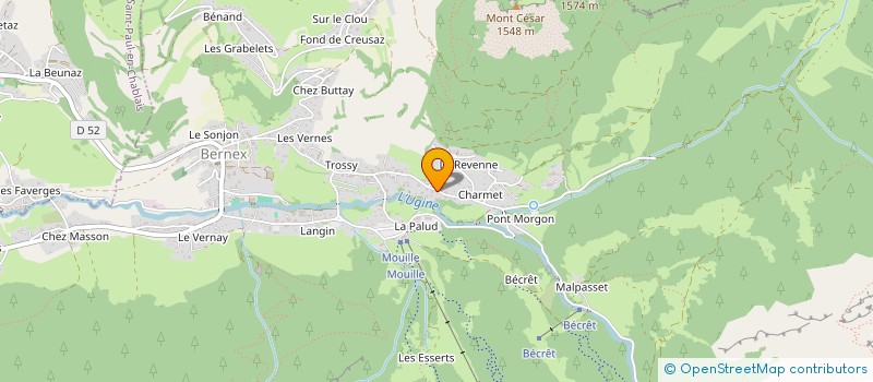 localisation de l'entreprise MONSIEUR BENOIT CURDY  BERNEX